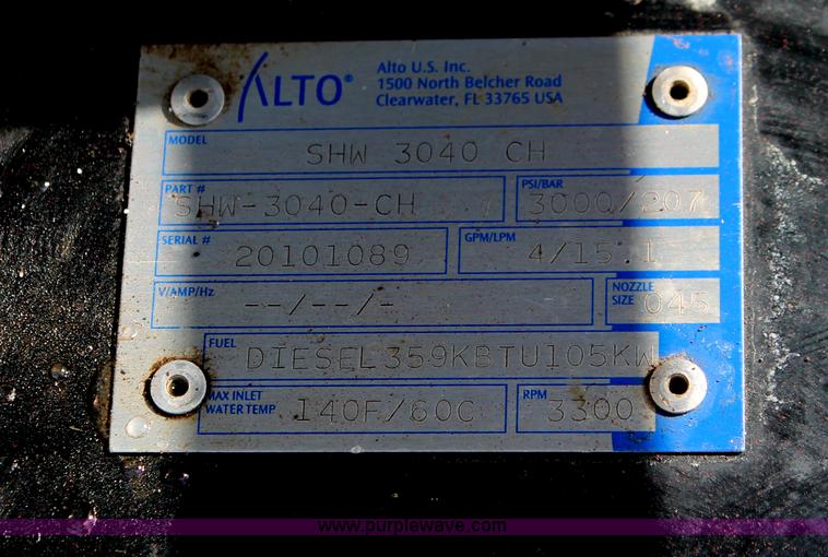 image for item V9039 Alto SHW 3040 hot water pressure washer