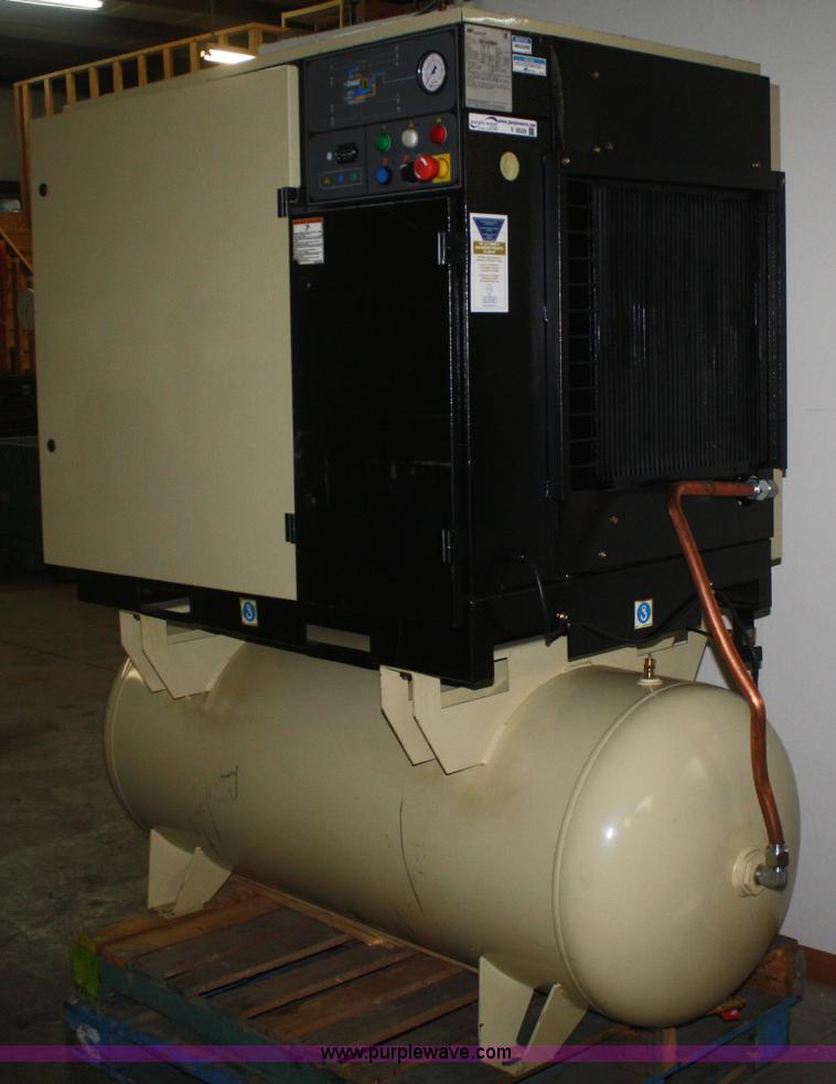 image for item V9529 2012 Ingersoll Rand 120 gallon air compressor