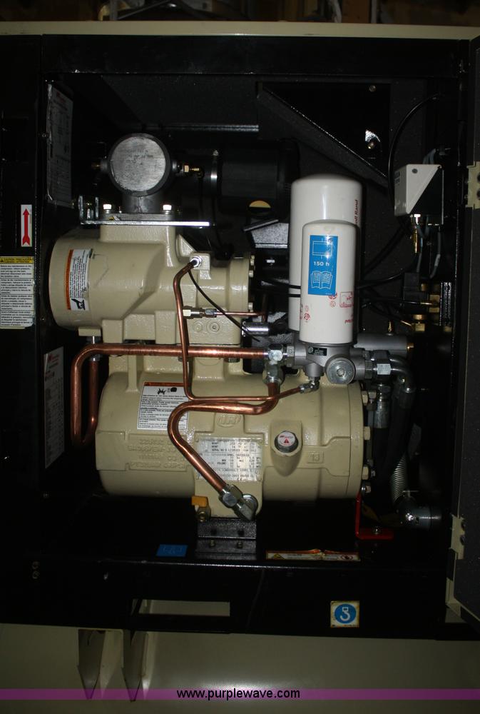 image for item V9529 2012 Ingersoll Rand 120 gallon air compressor