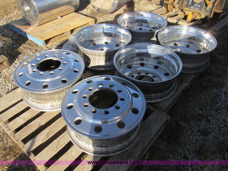 image for item X9857 (6) Alcoa 24.5 aluminum wheels