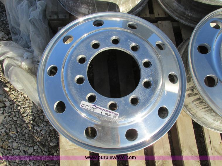 image for item X9857 (6) Alcoa 24.5 aluminum wheels