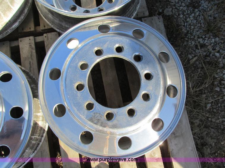 image for item X9857 (6) Alcoa 24.5 aluminum wheels