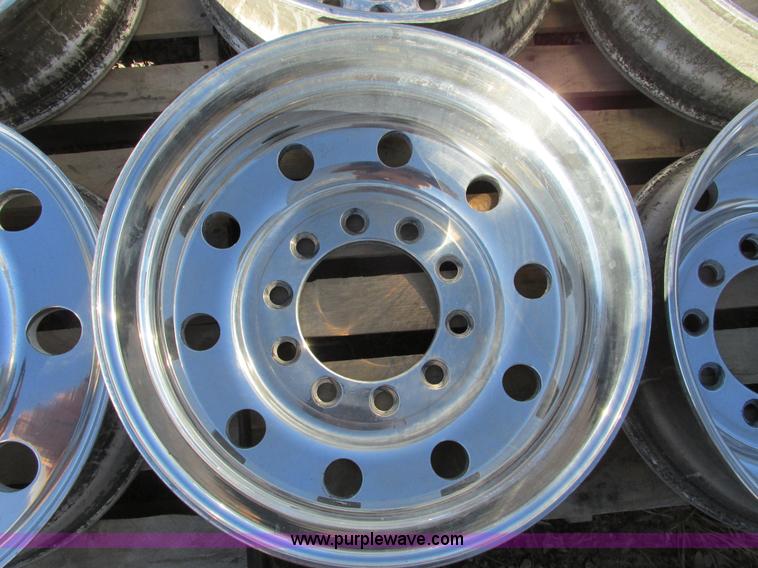 image for item X9857 (6) Alcoa 24.5 aluminum wheels