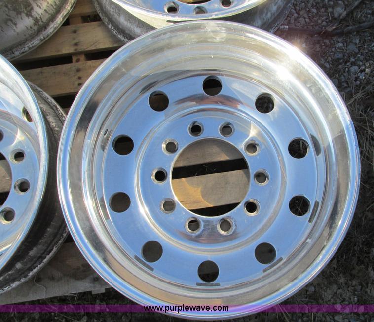 image for item X9857 (6) Alcoa 24.5 aluminum wheels