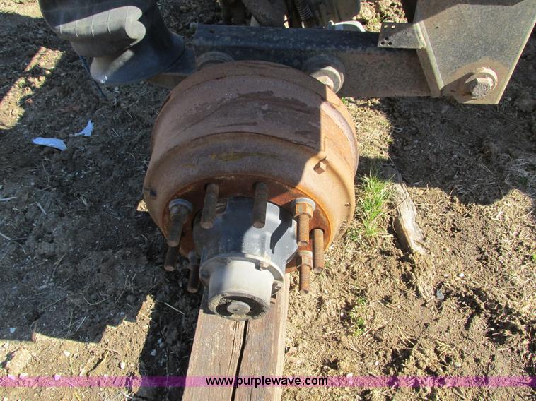 image for item X9870 Triple axle frame cut-off semi trailer