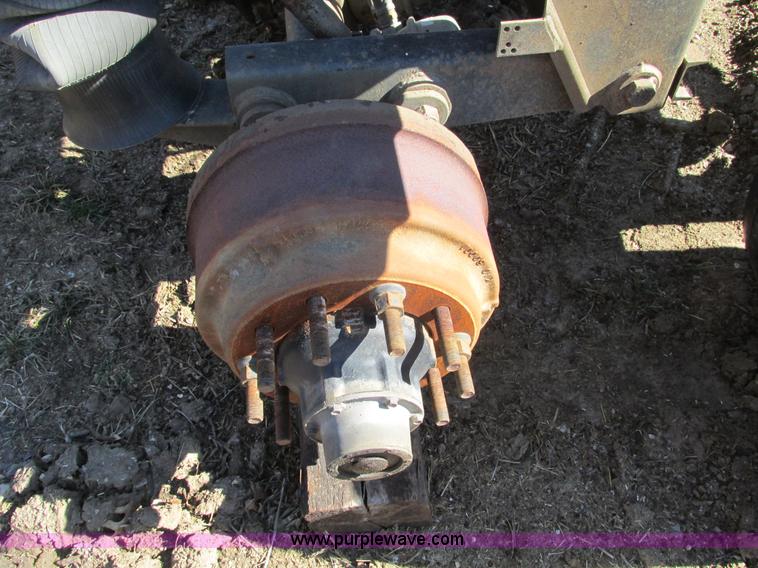 image for item X9870 Triple axle frame cut-off semi trailer