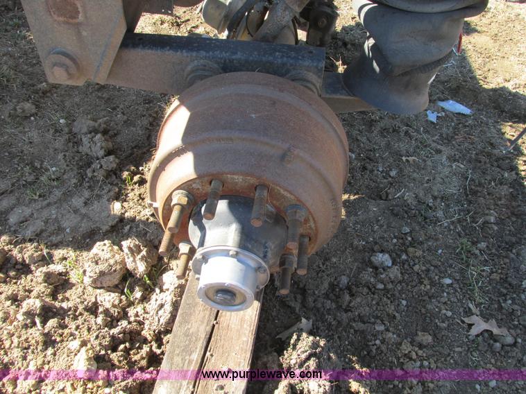 image for item X9870 Triple axle frame cut-off semi trailer