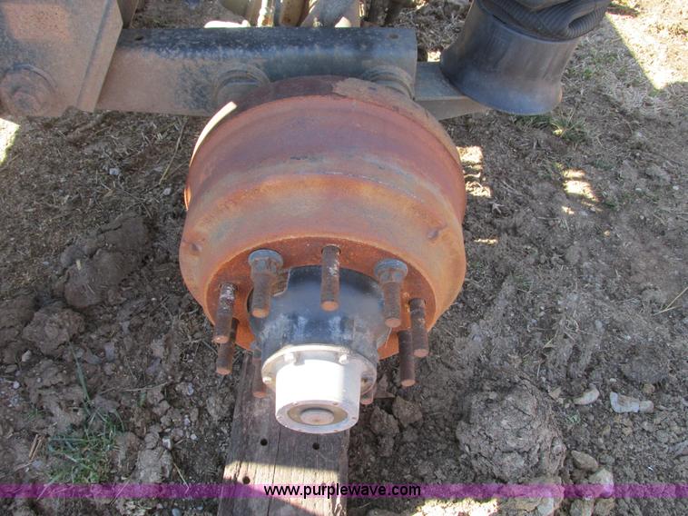 image for item X9870 Triple axle frame cut-off semi trailer