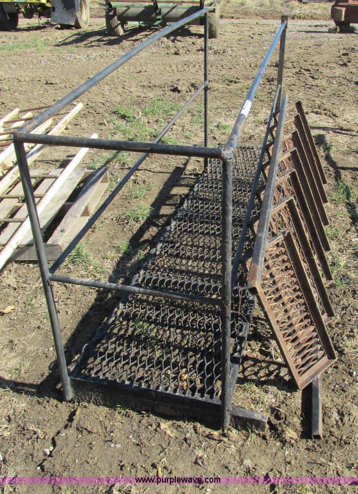 image for item X9872 Approximately 9'7"L x 2'W steel walkway