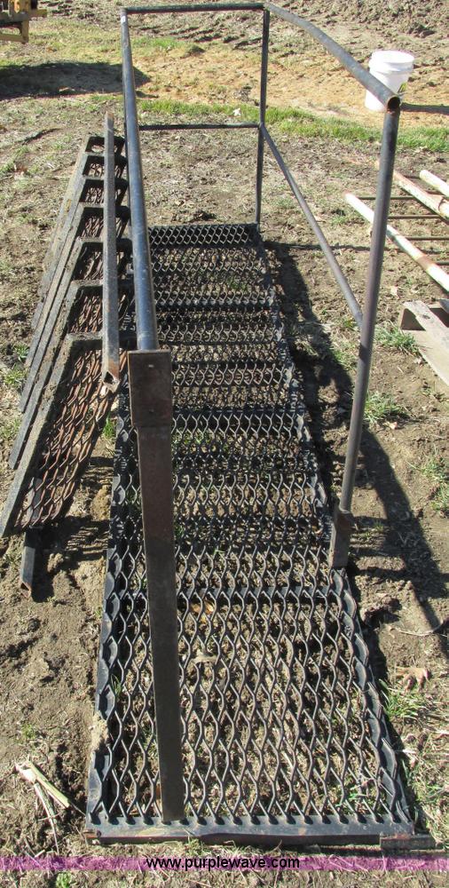 image for item X9872 Approximately 9'7"L x 2'W steel walkway