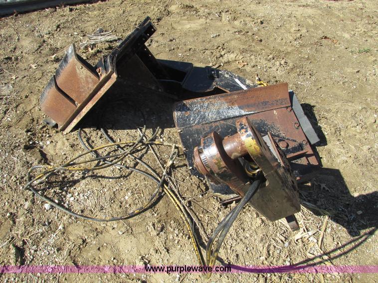 image for item X9877 Dirt blades removed from Vermeer 555 trencher