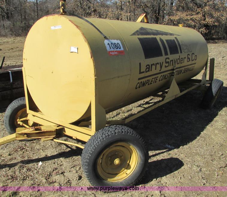 image for item X9878 12'L x 46.5" diameter fuel tank wagon