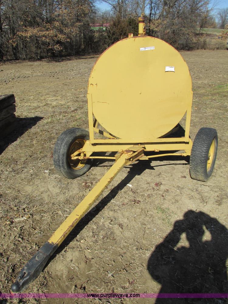 image for item X9878 12'L x 46.5" diameter fuel tank wagon