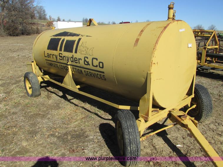 image for item X9878 12'L x 46.5" diameter fuel tank wagon