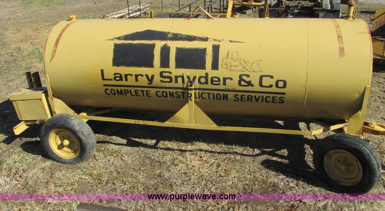 image for item X9878 12'L x 46.5" diameter fuel tank wagon