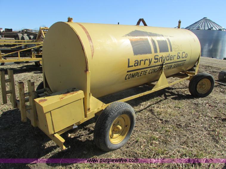 image for item X9878 12'L x 46.5" diameter fuel tank wagon