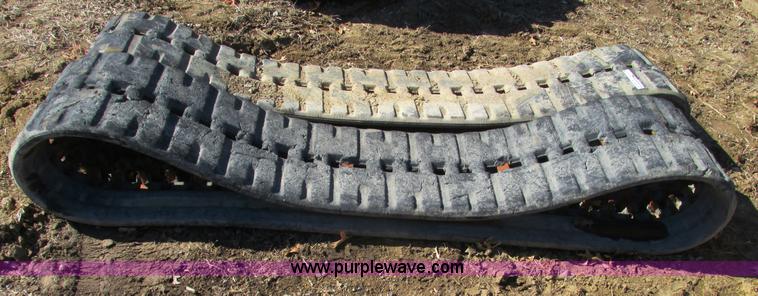 image for item X9879 Pair of Bobcat T320 rubber tracks