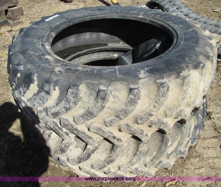 image for item X9880 Pair of used Firestone 14.9R34 Radial all traction tires