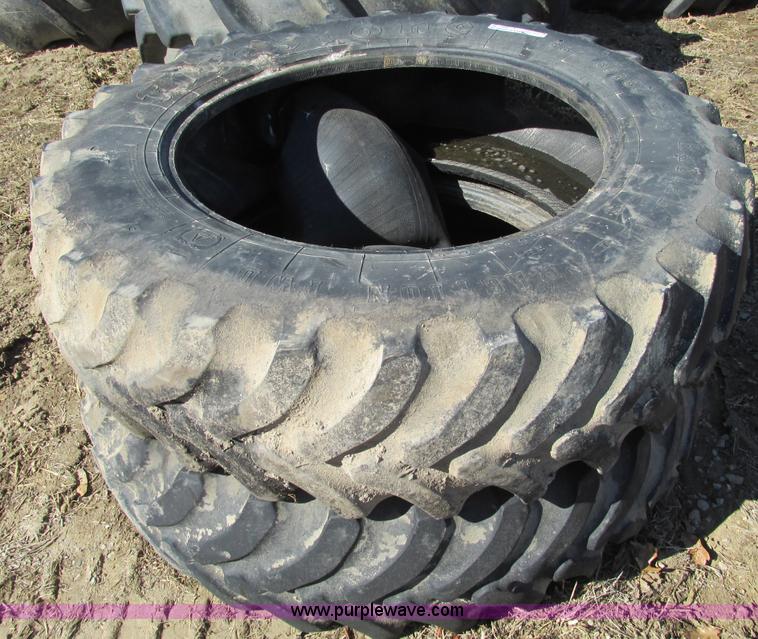 image for item X9880 Pair of used Firestone 14.9R34 Radial all traction tires