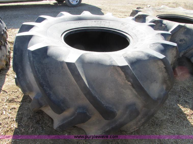 image for item X9883 Pair of used Firestone Champion 35.5L32 spade grip tires