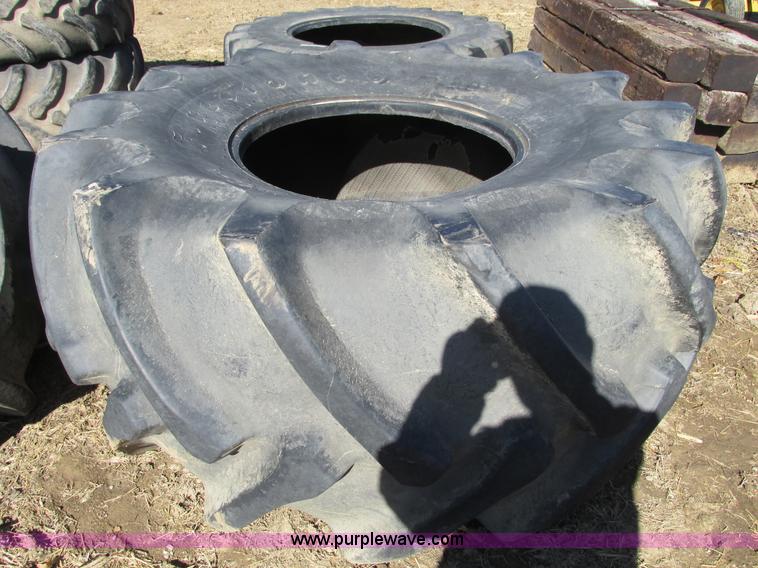 image for item X9883 Pair of used Firestone Champion 35.5L32 spade grip tires