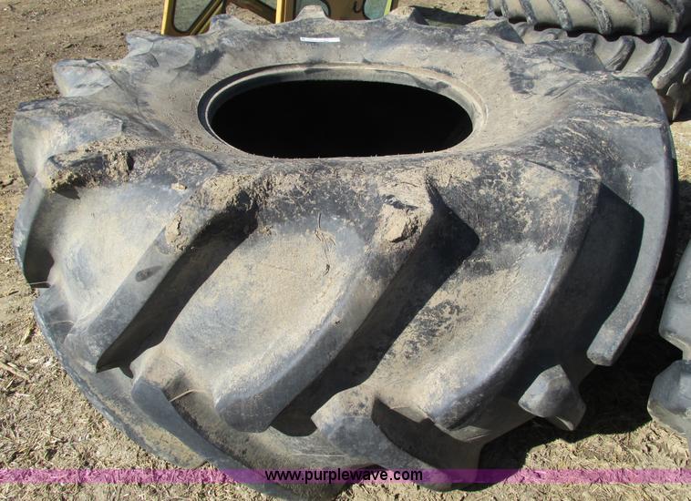 image for item X9883 Pair of used Firestone Champion 35.5L32 spade grip tires