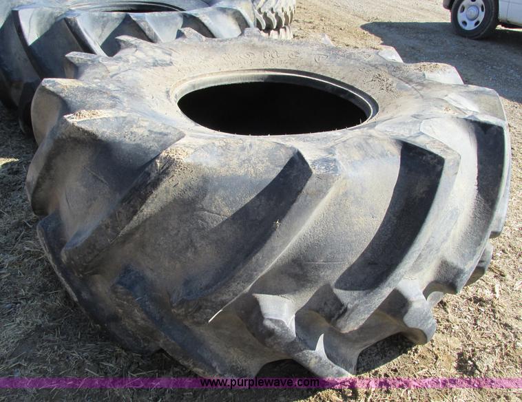 image for item X9883 Pair of used Firestone Champion 35.5L32 spade grip tires