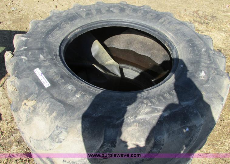 image for item X9884 Pair of used Firestone 600-65R28 Radial all traction DT tires