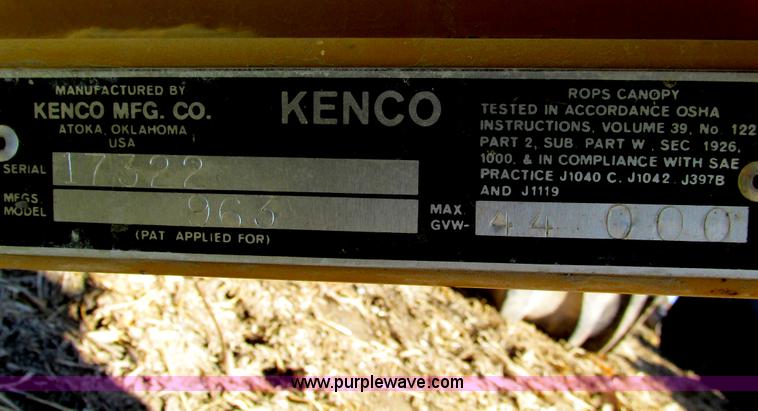 image for item X9885 Cab removed from Caterpillar 963A loader