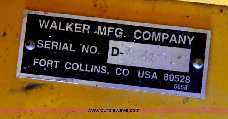 image for item Y9039 Walker ZTR lawn mower