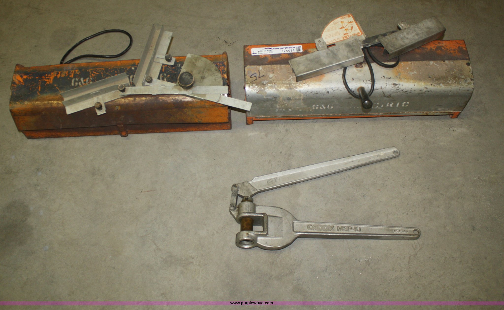 (2) Ensley electric PVC heater bender in Rossville, KS Item S9934