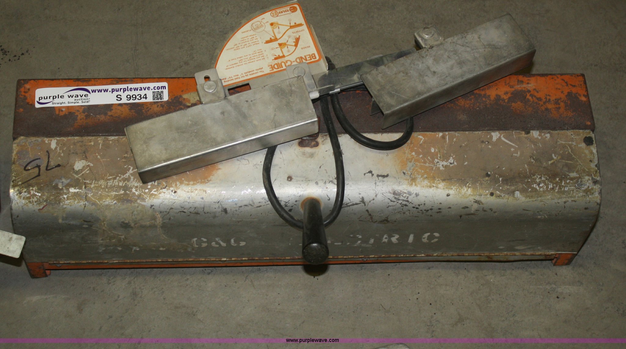 (2) Ensley electric PVC heater bender in Rossville, KS Item S9934