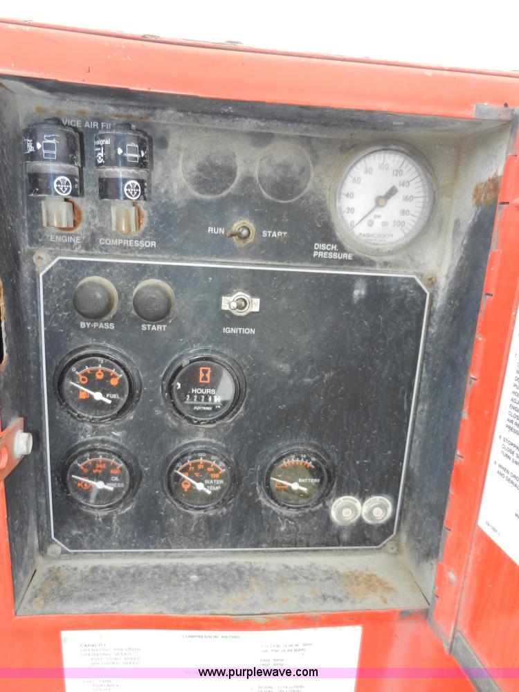 image for item A3920 1996 Leroi Q175 JD-E air compressor