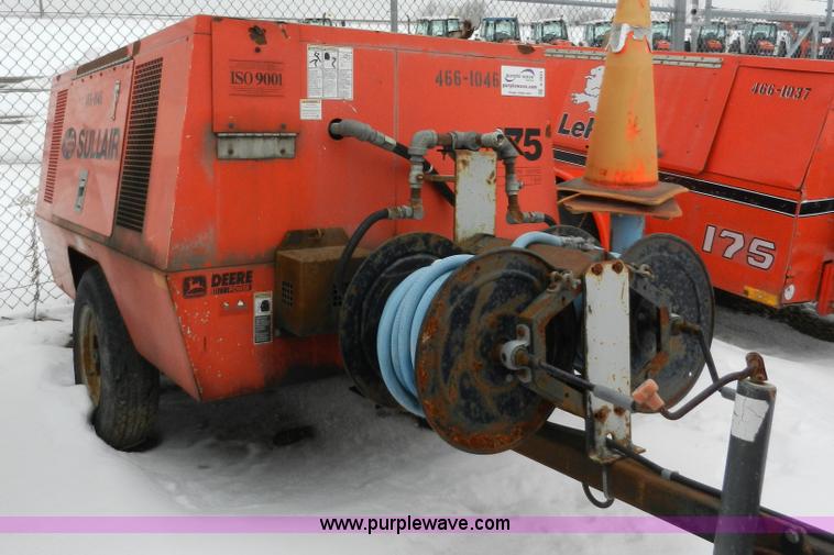 image for item A3921 1996 Sullair 175 DPQ air compressor