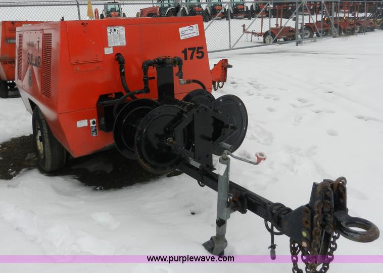 image for item A3922 1996 Sullair 175 DPQ air compressor