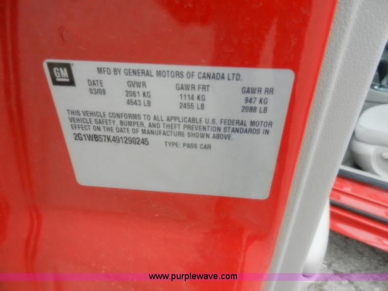 image for item A3995 2009 Chevrolet Impala LS