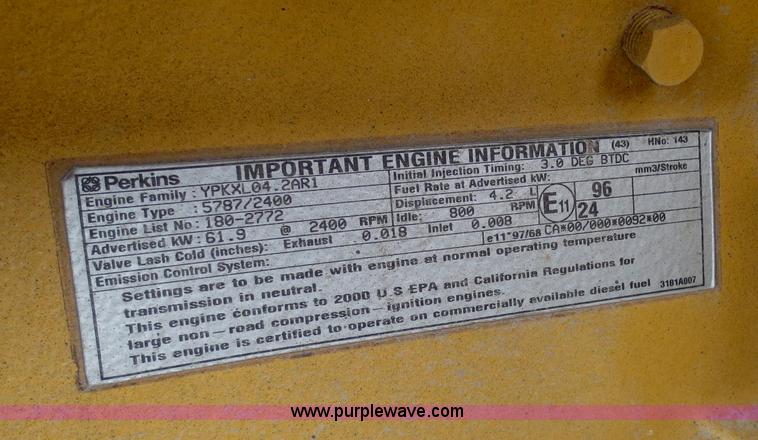 image for item D5795 2001 Broce CR-350  self propelled broom