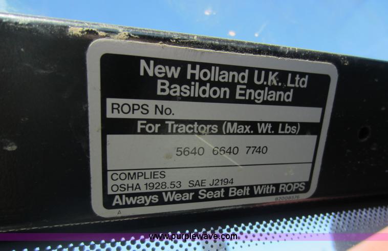 image for item G4814 1998 New Holland 6640SL tractor