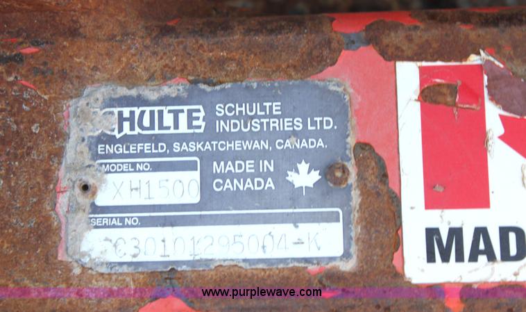 image for item G4841 2000 Schulte XH1500 batwing rotary mower