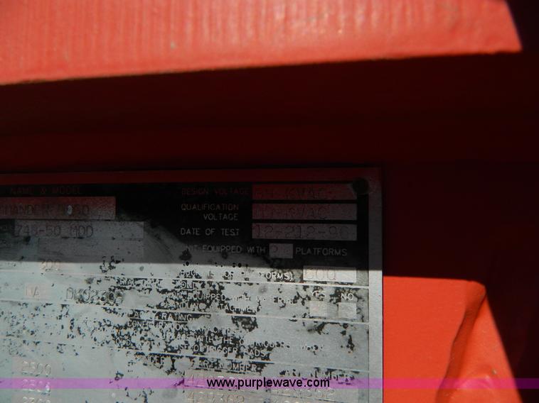 image for item G7700 1997 Ford F800 digger derrick truck