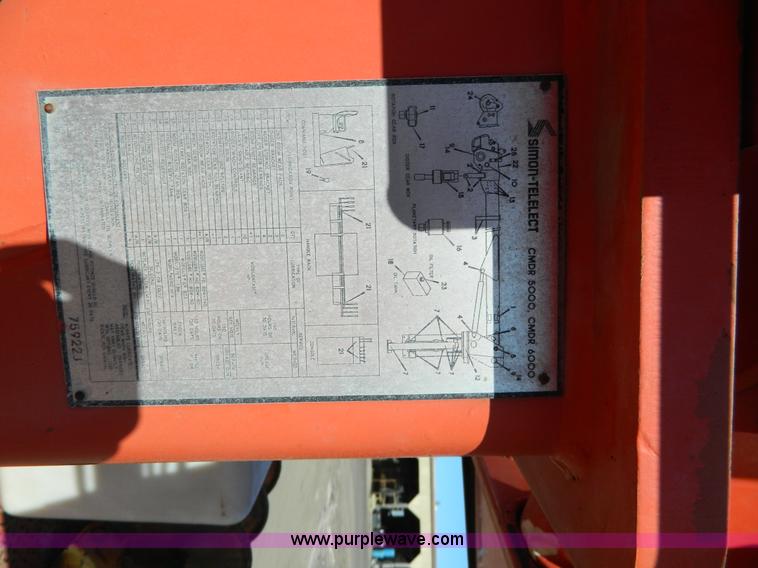 image for item G7700 1997 Ford F800 digger derrick truck