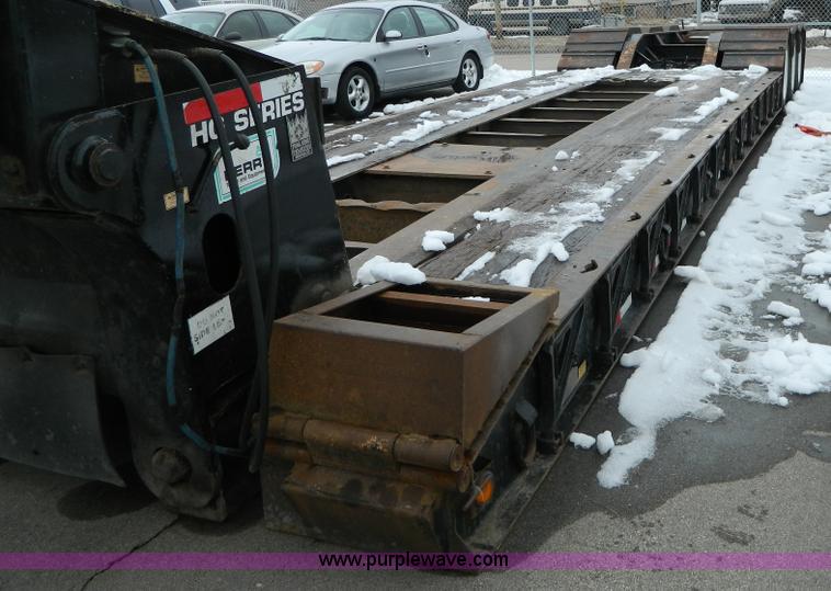 image for item G7706 2002 Trail King TK110HDG-483 triple axle lowboy trailer