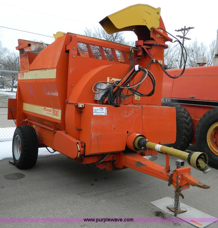 image for item G7716 2005 Teagle Tomahawk 8080 square bale shredder