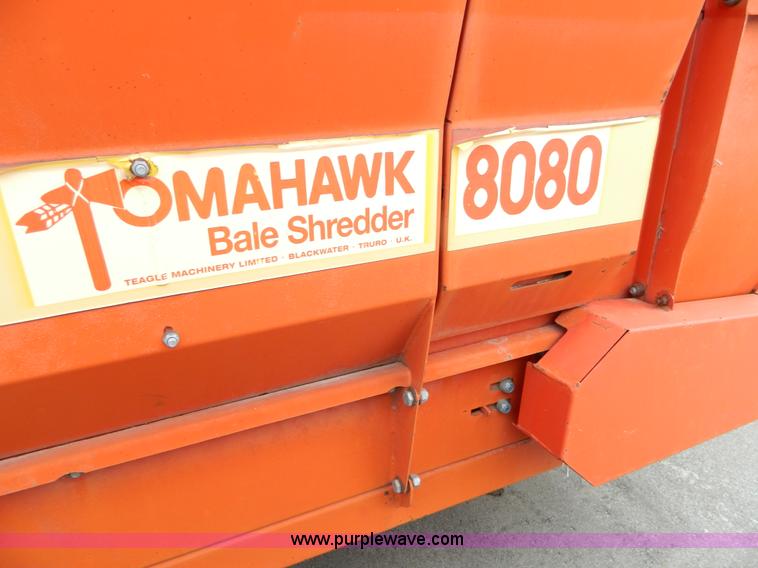 image for item G7716 2005 Teagle Tomahawk 8080 square bale shredder