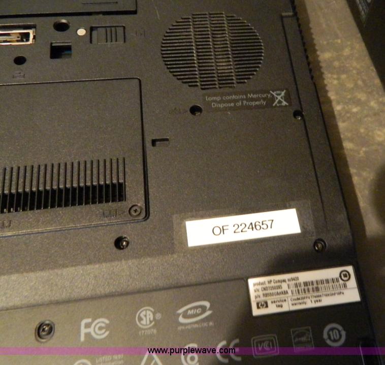image for item W9127 2007 HP NX9420 laptop computer