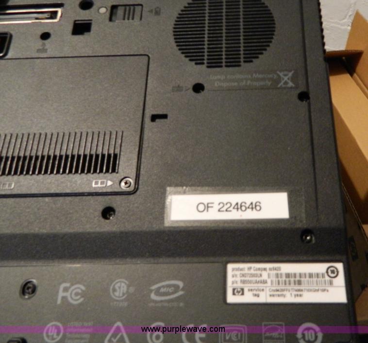 image for item W9138 2007 HP NX9420 laptop computer