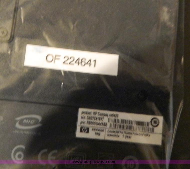 image for item W9143 2007 HP NX9420 laptop computer