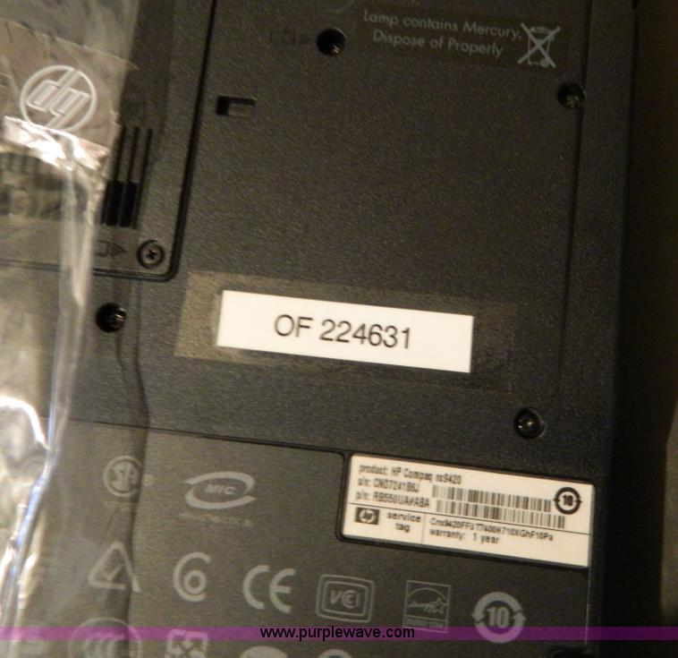 image for item W9153 2007 HP NX9420 laptop computer