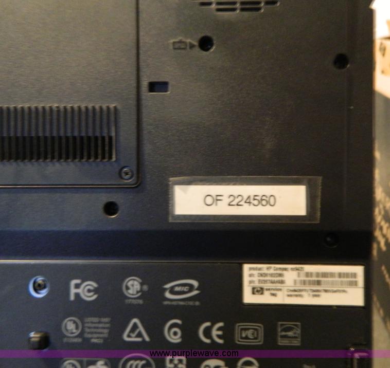 image for item W9165 2007 HP NX9420 laptop computer