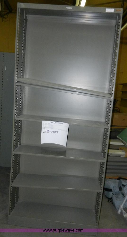 (4) enclosed metal shelving units in Topeka, KS Item X9735 sold